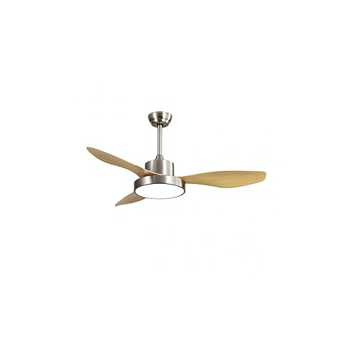Ventilateur plafonnier HAYATE silencieux à pales aérodynamiques et télécommande