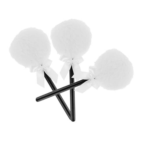 NOLITOY 3pcs Soft Lollipop Powder Puff with Handle for Women Body Powder Puff Ensures Even Application All Day Freshness