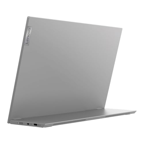 Image of Lenovo L15 Portable Monitor, 15.6 inch Display, Full HD Resolution, IPS Panel, 250 nits Brightness, 60Hz Refresh Rate, USB-C Ports, Height-Adjustable Stand, Flicker-Free Technology, Grey