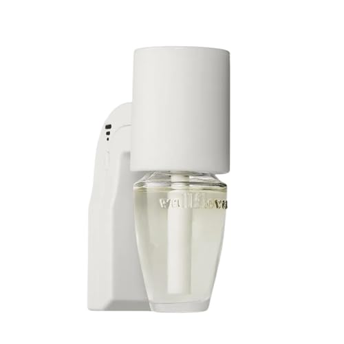 Bath & Body Works Wallflowers Fragrance Plug White Scent Control Plug-in Air Freshener Device with 3 Intensity Levels for Bedrooms Bathrooms & Living Spaces - 1 Pack
