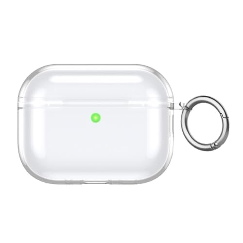For Airpods pro ��O���� �P�[�X �y2025�N�����zTPU�f�� ������ ��LED���C�g �����[�d�\ ���� �V���v�� for�G�A�[�|�b�Y �v�� 3 �J�o�[ �y�� �S�ʕی� �ϏՌ� �h�o �L�Y�h�~ �J���r�i�t�� Airpods pro3 ��