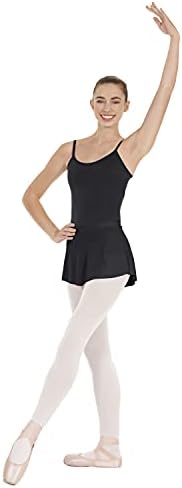Eurotard Womens Pull-On Mini Ballet Skirt (BLACK, SMALL) - 06121a