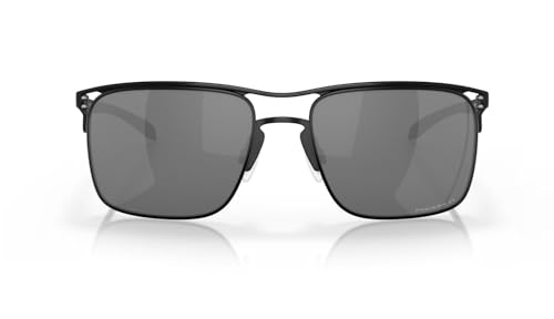Oakley Holbrook Titanium Sunglasses Satin Black with Prizm Black Polarized Lens 57mm + Case2