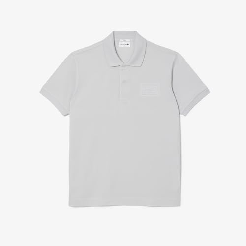 Image of Lacoste Mens Cotton Classic Fit Short Sleeve Embossed Branding Polo Shirt