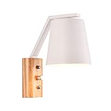 △ 【Excellente finition】 L'abat-jour en fer forgé est composé de peinture de cuisson au fer à haute température, la texture est lisse et délicate, pas facile à rouiller, accessoires en bois d'hévéa, matériau intérieur solide, texture claire.