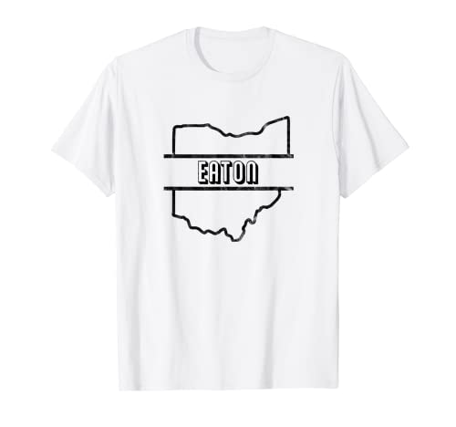 Eaton Ohio es Inicio Retro Vintage Camiseta