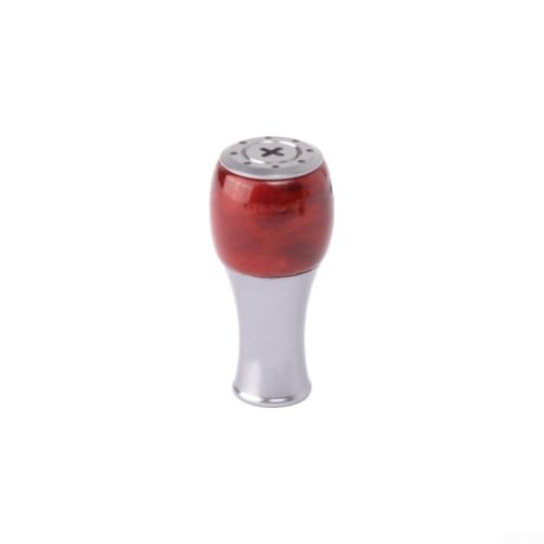 Evite holguras con el pomo de carrete de pesca en madera y aluminio