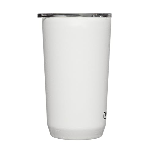 Image of CamelBak Horizon 16oz Tumbler - Insulated Stainless Steel - Tri-Mode Lid - White