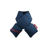 STOOV Kokoon - Wärmeschal - Drahtlos - Infrarot-Wärmetechnik - Flex Batterie mit 5 bis 9 Std. drahtlose Wärme - 20x140 cm - Core Blau