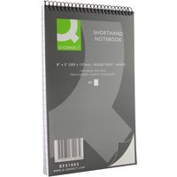 Q-Connect Shorthand Notebook 80 Leaf Ruled Feint 203x127mm