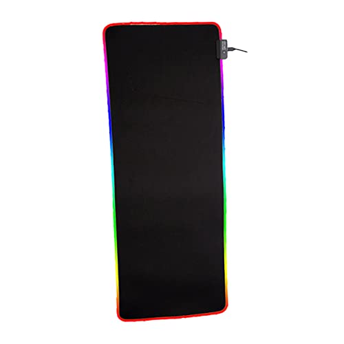 Tapis de Souris Gaming RGB Noir Antidérapant pour Éviter les Glissements de Souris