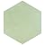 SomerTile FBT9HXVE Horizon Hex Verde 7-3/4" x 9" Ceramic Floor and Wall Tile, Green