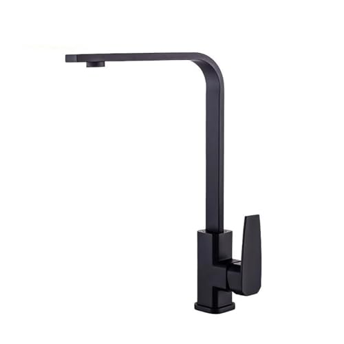 Robinet de cuisine carré mitigeur rotatif 360 robinet d'évier de cuisine chaud froid