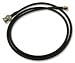 Amphenol Connex 245101-04-36.00 RG-58 Cable, SMA Straight Plug to BNC Straight Plug, 50 Ohm Impedance, 36" Length