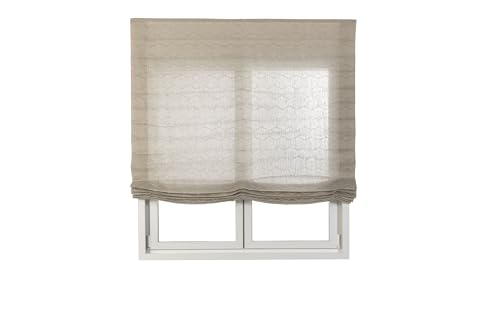 VIEWTEX | Estor Paqueto (Plegable sin Varillas)|Modelo Duna Color Arena|Medidas 150 X 250cm |Estor Lavable Fabricado en España | Garantia 5 años