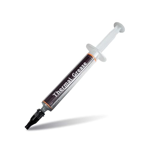 OcioDual Pasta Termica, Thermal Paste Halnziye HY883 6.5W/MK(2g), Pasta Termica Procesador, CPU, GPU, PS4, PC, No Conductivo, Masilla Grasa Disipadora, Jeringa, Plateada