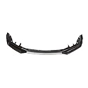 Kompatibel for BMW 4er G22 G23 2020 2021 Auto-Frontstoßstangen-Lippenspoiler, glänzend schwarz, Carbonfaser-Look, Autoscooter-Modifikations-Bodykit(Carbon Fiber)