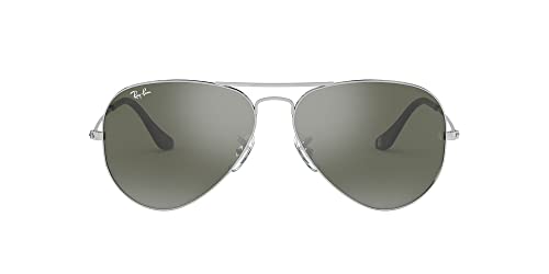 Image of Ray-Ban RB3025 Classic Mirrored Aviator Sunglasses
