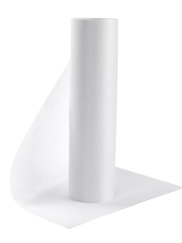 White Lightweight Fusible Interfacing for Sewing: 11.6 X 30yd Interfacing Fabric for Sewing Iron-On Non-Woven Single-Sided Interfacing for Crafts Quilting Supplies