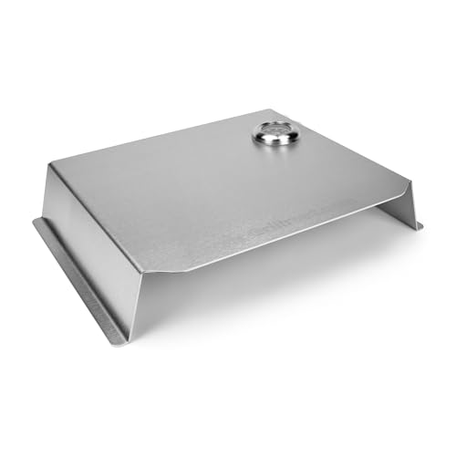 Grillrost.com Das Original Gasgrill Pizzaaufsatz | Pizza-Cover aus Edelstahl - perfekte Oberhitze für Deine Pizza wie aus dem Pizzaofen