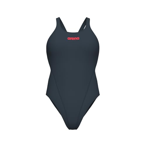 Image of Arena Womens Solid Team Swimsuit Swim Tech Back MaxLife Open Back Bathing Suit Athletic Swimwear