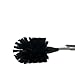BLACC Bottle Stainless Steel Water Bottle Brush & Straw Cleaner Set | Long Handle Bottle Scrubber Brush for Sports Bottles- Perfect for Narrow-Neck to Wide-Mouth All Bottles | Non-Slip Grip - Black