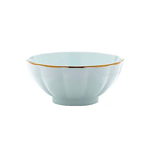 WOKEZ (15.6 * 7.2cm), Soup Or A Incline Salad, Unadulterated For Grain, The Texture Of Bowl Is Bland And Anti-scratch, Porcelain Bowl