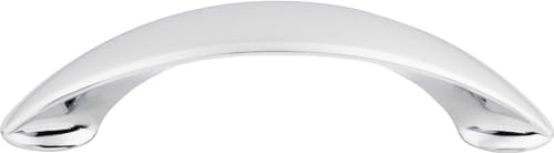Top Knobs M516 Nouveau II Collection 3-3/4" New Haven Pull, Polished Chrome