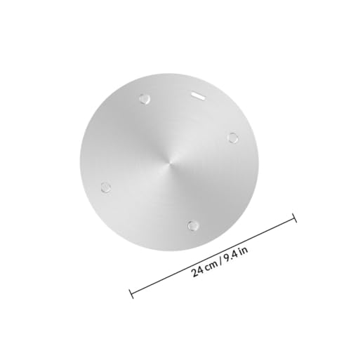 NUOBESTY Placa Adaptadora de Inducción 30 CM en Acero Inoxidable Asa, Difusor de Calor para Ollas Cerámicas Hierro en Cocinas de Gas y Eléctricas - imagen 2