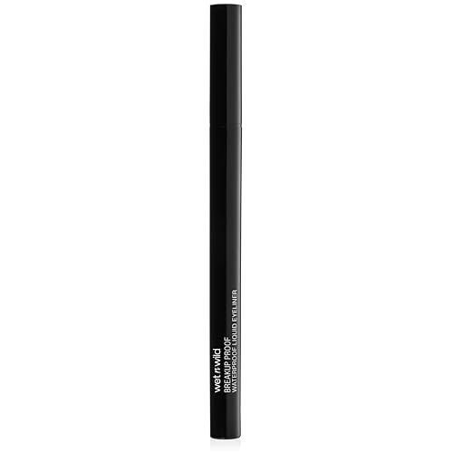 Wet n Wild Mega Last Breakup-Proof Liquid Eyeliner, Negro