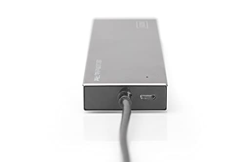 Digitus Office Hub Usb 3.0, 7 Porte, Cassa In Alluminio - 2