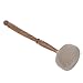 ERINGOGO Buddha Sound Bowl Hammer Steel Tongue Drum Mallet Sound Bowl Mallet Wooden Bowl Striker Meditation Mallet Yoga Accessories Wooden Singing Bowl Mallet Stick to Heal Felt