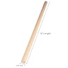 Madison Mill Round Wooden Dowel Rod 3/4" x 12" – Solid Hardwood Dowel for Crafts, DIY, Woodworking, and Arts Projects, Smooth Unfinished Wood Dowels for Crafting, School, and Hobby Projects, 4-Pack #1