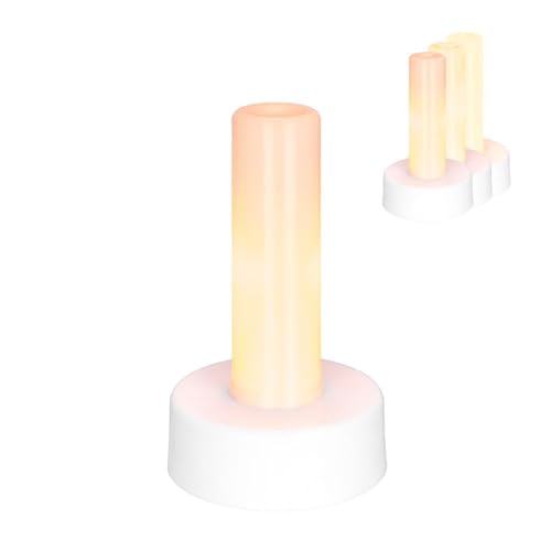 Ideen mit Herz | LED-Säule | Stimmungslicht | LED-Licht für Laternen | 13 cm hoch | batteriebetrieben | mit Timer (Flammeneffekt)