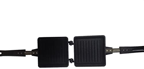 Miniatura 3 de Sandwich Maker Tostadora antiadherente de doble cara Parrilla Sartén de desayuno Bandeja de aluminio para hornear panqueques Tortillas Bandejas