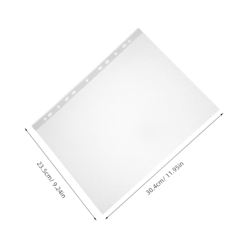 Fundas para archivador A4 impermeables SECFOU transparentes de alta resistencia 2