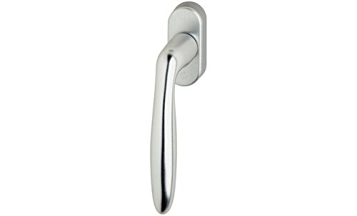 HOPPE Fenstergriff Modell Verona 0510/U26 Aluminium silberfarben eloxiert, 90 Grad Rasterung für Drehkippfenster