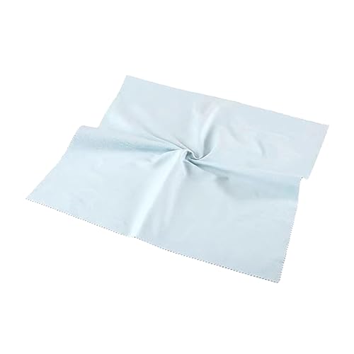 UUYYEO 3 Pcs 40CM Musical Instruments Cleaning Cloths Universal Soft Microfiber Clean Cloths Extra Large Glasses Cleaning Cloth for Guitar Violin Piano Brass Blue