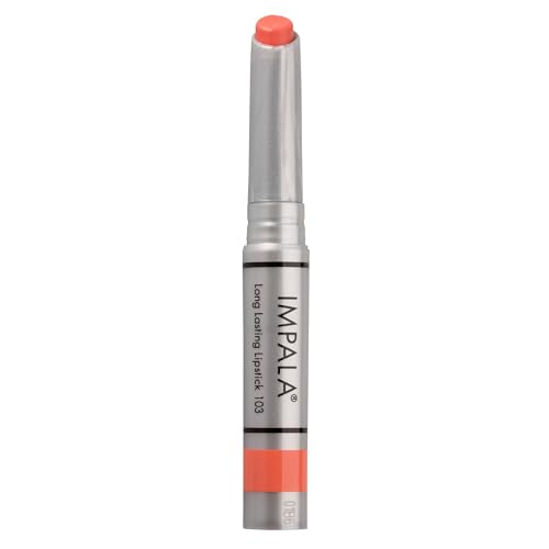 Impala - Pintalabios Longlasting Color Coral Rosado Mate Nº 103 | Pintalabios Permanente | Barra de labios Permanente | Larga Duración | Labial Hidratante