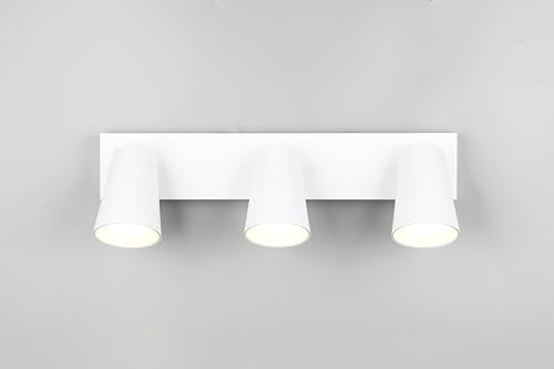 Foco de pared Trio Leuchten Mancha SHARP con elegante acabado dorado 6