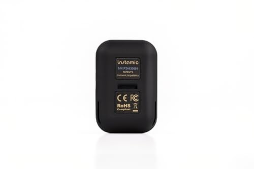 ZOOM Instamic Pro Plus C Stereo, 32-bit Float Wireless Microphone Recorder, kompakter professioneller Audiorecorder, Timecode, Drahtlose Integration mit gängigen Action-Kameras, 16 GB intern, Schwarz