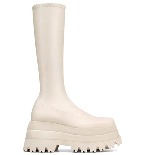 Womens Boots Women's Shoes Knee-high Boots Punk Platform Platform Dress Party Casual Women's Booties Platform Boots2