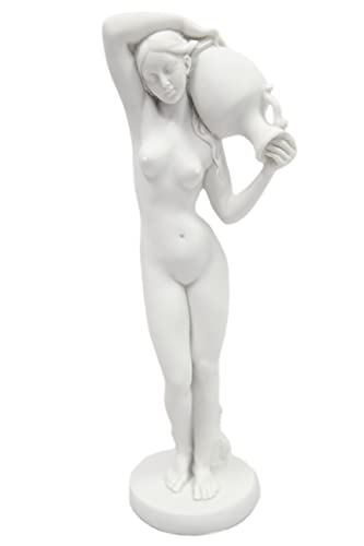 Estatua de Mujer Desnuda con Jarra Vittoria Collection 10.75"