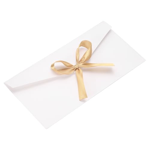 Sobres para tarjetas de invitación PATIKIL con cinta blanca para felicitaciones y fiestas