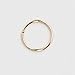 Ellie J Maui 14k Solid Gold Nose Ring Hoop | 22g Piercing Jewelry | 22 Gauge 8mm 5/16 inch inner diameter