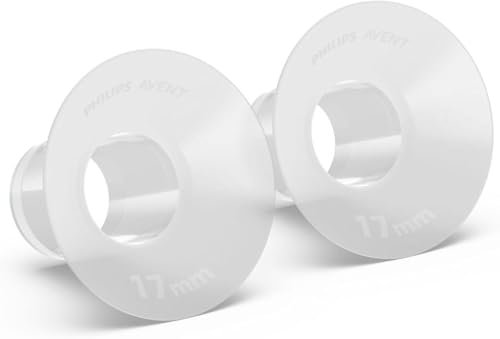 Image of Philips Avent Hands-Free Small Shield Inserts (15mm and 17mm) for Electric Breast Pump, Compatible with Hands-Free Collection Cups, SCF554 /11