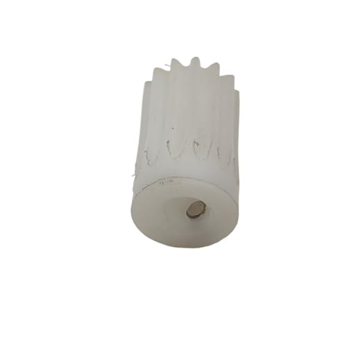 Cylindrical Drive 1pc POM Spur Gear Half Teeth 0.8 Module 17 Teeth Small Plastic Gear 8mm Teeth Thickness Cylindrical Gear M3 Screw Rack Machinery(3mm bore)