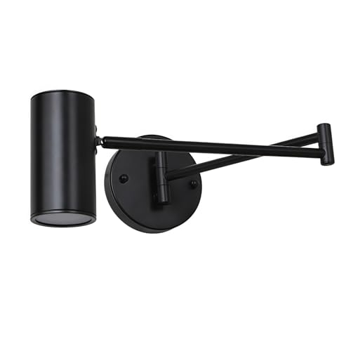 Image of Swing Arm Wall Lamp 5W LED 3000k Warm White for Living Room, Indoor Metal Wall Light with Adjustable Lighting Angle for Bedroom, Study Room, Hotel
