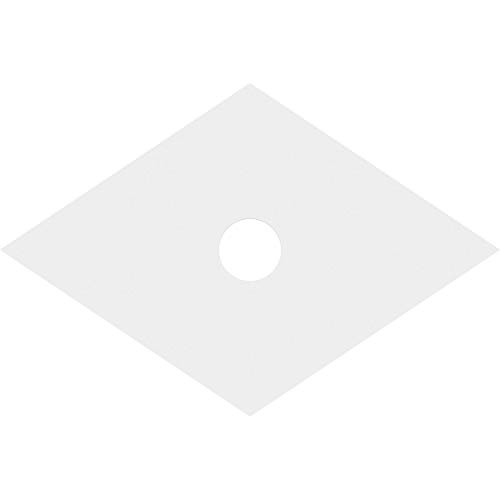 Image of Ekena Millwork CMP40X26DD-05000 Diamond Architectural Grade PVC Contemporary Urethane Ceiling Medallions 40 inchW x 26 5 /8 inchH x 5 inchID x 14 inchC x 1 inchP
