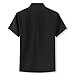 Plus Size 7XL 8XL 10XL Summer Tang Suit Men's Short Sleeve Shirt Chinese Traditional 4 Colors Loose Casual Male Kung Fu Shirts(Red Wine,190 or 3XL)